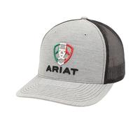 ARIAT Mens R112 Snap Back Mexico Flag Grey
