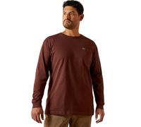 Ariat Men's Rebar Cotton Strong Hardhead T-Shirt, Bitter Chocolate, XXL