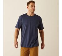 Ariat Men's Rebar Cottton Strong Standard T-Shirt Navy Heather Xl