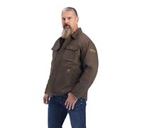 ARIAT Men's Rebar Duracanvas Sherpa-Lined Coat, Wren, L