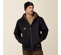 Ariat Men's Rebar DuraCanvas Sherpa Lined Jacket - Black