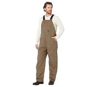 ARIAT mens Rebar Duracanvas Stretch Insulated Bib, Field Khaki, S Tall