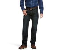 ARIAT Men's Rebar M5 Durastretch Basic Stackable Straight Leg Jean, Cobalt, Large