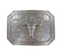 Ariat Men's Rectangle Longhorn Buckle