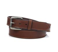ARIAT Men's Rollershirt Triple Stitch Leather Belt, Sunshine, 30