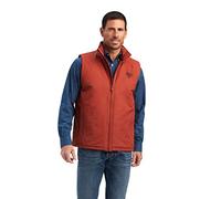 ARIAT Men's Team Logo Insulated Vest, Arabian Spice, M