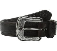 ARIAT Men's Top Caiman Belt, Black Cherry, 38