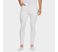 Ariat Men's Tri Factor Grip Knee Patch Breech White, White 36