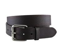 ARIAT Men's Triple Row Stitch Leather Work Belt with Removable Roller Buckle, Brown, 38