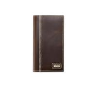 ARIAT Men's Triple Stitch Work Rodeo Wallet, RFID Blocking, Leather, Brown