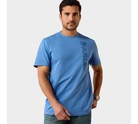 Ariat Men's Vertical Logo Top, Riviera L