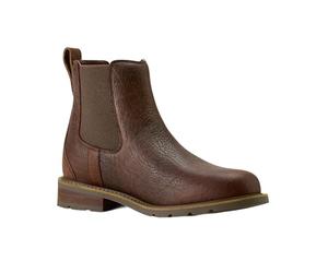 ARIAT Men's Wexford Bison Chelsea Boot, Cognac Bison, 10 UK