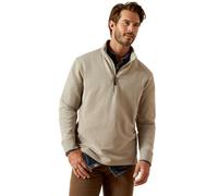 ARIAT Men's Wilford 1/2 Zip Sweatshirt, Flint Grey Heather, XXL