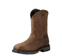 ARIAT WorkHog Waterproof Composite Toe Work Boots - Men’s Western Leather Work Boot, Oily Distressed Brown, 13 Wide