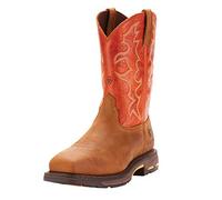 ARIAT Men's Workhog Wide Square Steel Toe Work Boot, Dark Earth, 9 UK