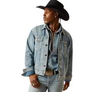 Ariat Men's Yellowstone Hometown Denim Jacket, Light Worn Out, L