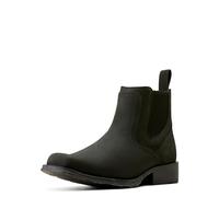 ARIAT Midtown Rambler Unlined ATS Tech Light Construction Men's Leather Chelsea Boots (Black Matt, UK 12)