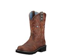 ARIAT Probaby Western Women's Round Toe Leather Riding Boot, Driftwood Brown, 7 UK
