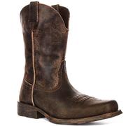 Ariat Rambler A-Square Toe Western Antique Ankle Mens Boot In Grey UK 7 - 12