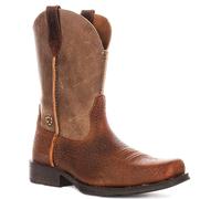 Ariat Rambler A-Square Toe Western Mens Boot In Brown UK 7 - 12