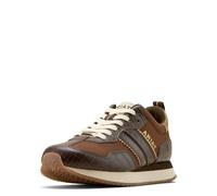 ARIAT Ranch Runner Womens Trainer - Aged Tan/Luxe Espresso Croc Print