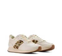Ariat Ranch Runner Womens Trainer - Bright Cream/Gilded Leopard Hair On