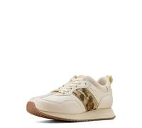 ARIAT Ranch Runner Womens Trainer - Bright Cream/Gilded Leopard Hair On