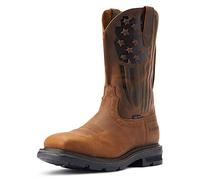 Ariat Sierra Men's Shock Shield Patriot Work Boots, Distressed Brown, 10 UK