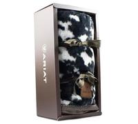 ARIAT Snuggle Blanket, 50" x 60" | Lightweight Comfy Soft Cozy Warm Fluffy Throw Blanket in Beautiful Gift Box
