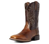 Ariat Men's Sport Wide Square Toe Cowboy Boot, Peanut Butter, 12 Wide