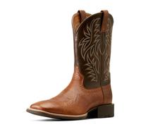 Ariat Men's Sport Wide Square Toe Cowboy Boot, Peanut Butter, 12 Wide
