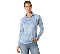 ARIAT Sunstopper 3.0 Womens 1/4 Zip Baselayer - St. Tropez Mirage Print