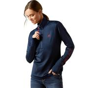 ARIAT Team Womens EQ 1/2 Zip Pullover - Navy Blue