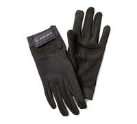 ARIAT Tek Grip Glove Black - Easy Stretch - Unisex - The go-to glove for riding and schooling - Articulated fingers bend Glove Size - 10