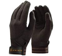 ARIAT Tek Grip Glove Bark - Easy Stretch - Unisex - The go-to glove for riding and schooling - Articulated fingers bend