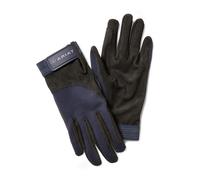 ARIAT Tek Grip Glove Navy - Easy Stretch - Unisex - The go-to Glove for Riding and Schooling - Articulated Fingers Bend
