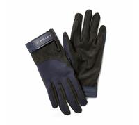 ARIAT Tek Grip Glove Navy - Easy Stretch - Unisex - The go-to glove for riding and schooling - Articulated fingers bend Glove Size - 8.5