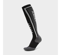 Ariat Tek Slimline Performance Socks Black Sleet, Black One Size