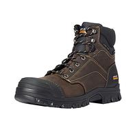 Ariat Men's Treadfast Waterproof Safety Work Boots - Dark Brown, Size 10