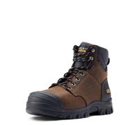 ARIAT Treadfast 6" Men's Lace Up Waterproof Leather Steel Toe Work Boot (Dark Brown, UK 9.5)