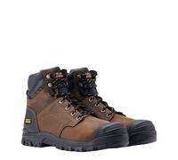 Ariat Treadfast 6" Waterproof Steel Toe Work Boot Dark Brown- uk 11