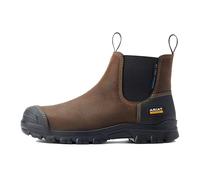 Ariat Treadfast Chelsea H2O Steel Toe Work Mens Boot In Brown UK 7 - 12