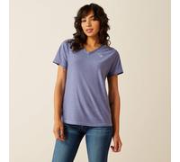 Ariat UK16 (L) Ladies Laguna Short Sleeved Shirt - Blue