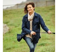 Ariat UK6 (XS)Ladies Belmont Shirtjack Lightweight Quilt Jacket - Navy