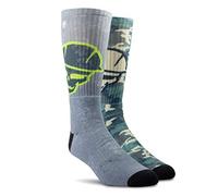 Ariat Unisex Arch Support Roughneck Graphic Crew Socks, 2-Pair Pack