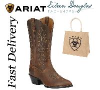 Ariat Women Heritage Western Cowboy Boots Round Toe Riding Boots
