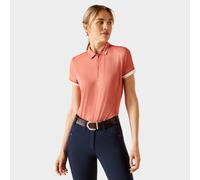 Ariat Women's Bandera 1/4 Zip Polo Shirt, Faded Rose XS