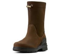 Ariat Barnyard Waterproof Ankle Pull On Womens Boots In Dark Brown UK 3 - 9