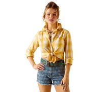ARIAT Women's Billie Jean Shirt, Cactus Plaid, M