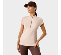 Ariat Women's Breathe 1/2 Zip Baselayer, Sepia Rose M